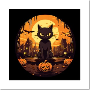 Manx Cat Halloween, Cat Lover Posters and Art